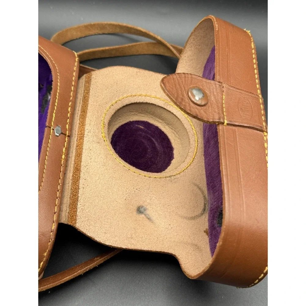Vintage Argus C3 Leather Camera Case Ever Ready Adjust Shoulder Strap MCM GUC